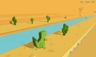 3D Dinosaur Game