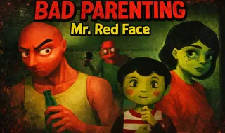 Bad Parenting Mr. Red Face