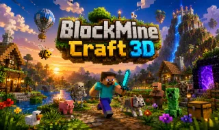 PLay BlockMine Craft 3D now!