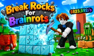 Break Rocks For Brainrots