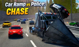 Car Ramp vs Police: CHASE