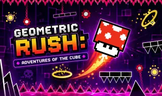Play Geometric Rush: Adventures of the Cube now!