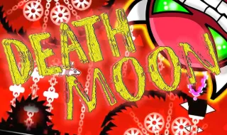 Play Geometry Dash Death Moon now!