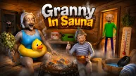 Granny In Sauna