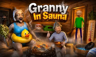 PLay Granny In Sauna now!