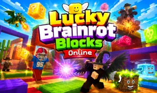 PLay Lucky Brainrot Blocks Online now!