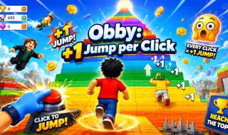 PLay Obby: +1 Jump per Click now!
