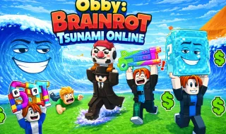 Obby: Brainrot Tsunami Online