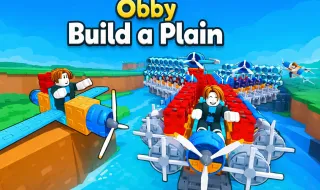 Obby Build a Plain