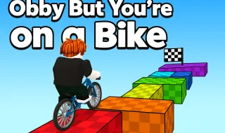 Obby but You're on a Bike