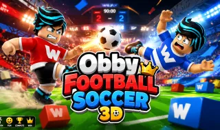 PLay Obby Football Soccer 3D now!