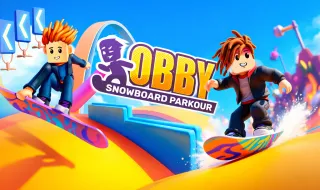 Obby Snowboard Parkour