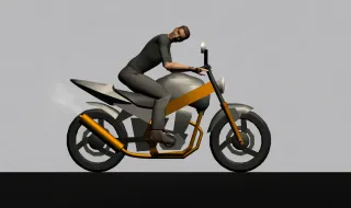 Play Ragdoll on Bike 2: Gravity Defied now!